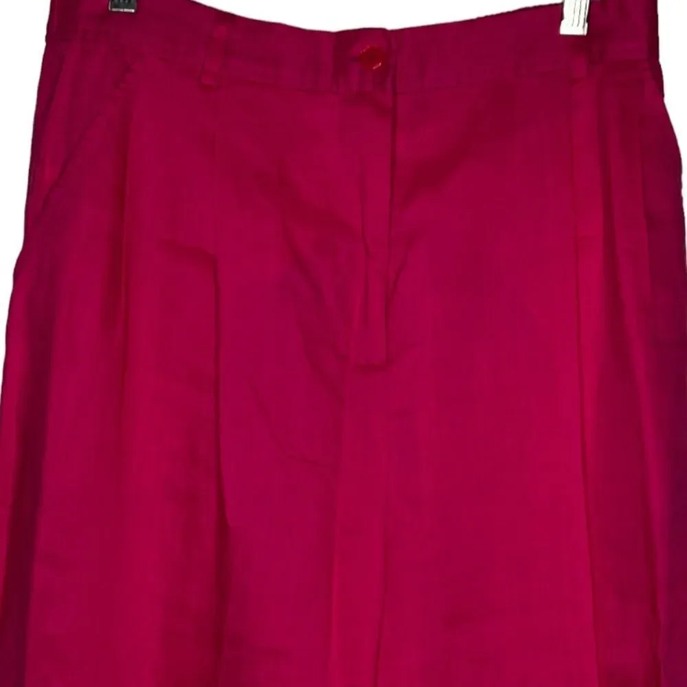 Vintage Toto N Ko Pink Linen Trousers - Picture 2 of 6